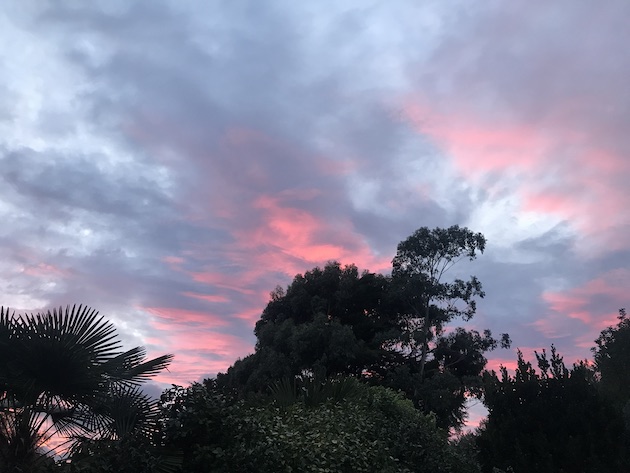 A beautiful morning sky - this was an Autumn morning.